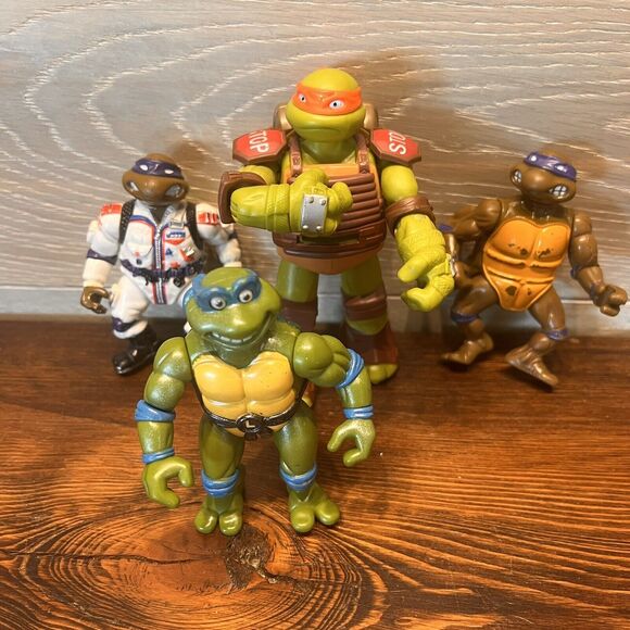 Ninja Turtles Lot Of 4 Eye Popping Luigi Donatello‎ Michaelangelo TMNT - Picture 1 of 13